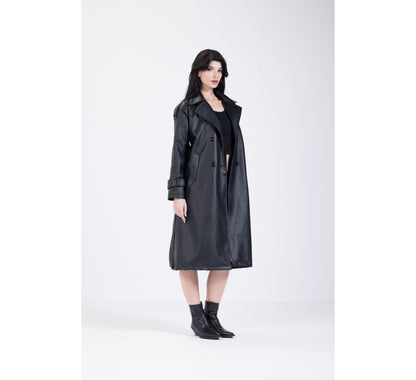 Diva Furry Leather Coat