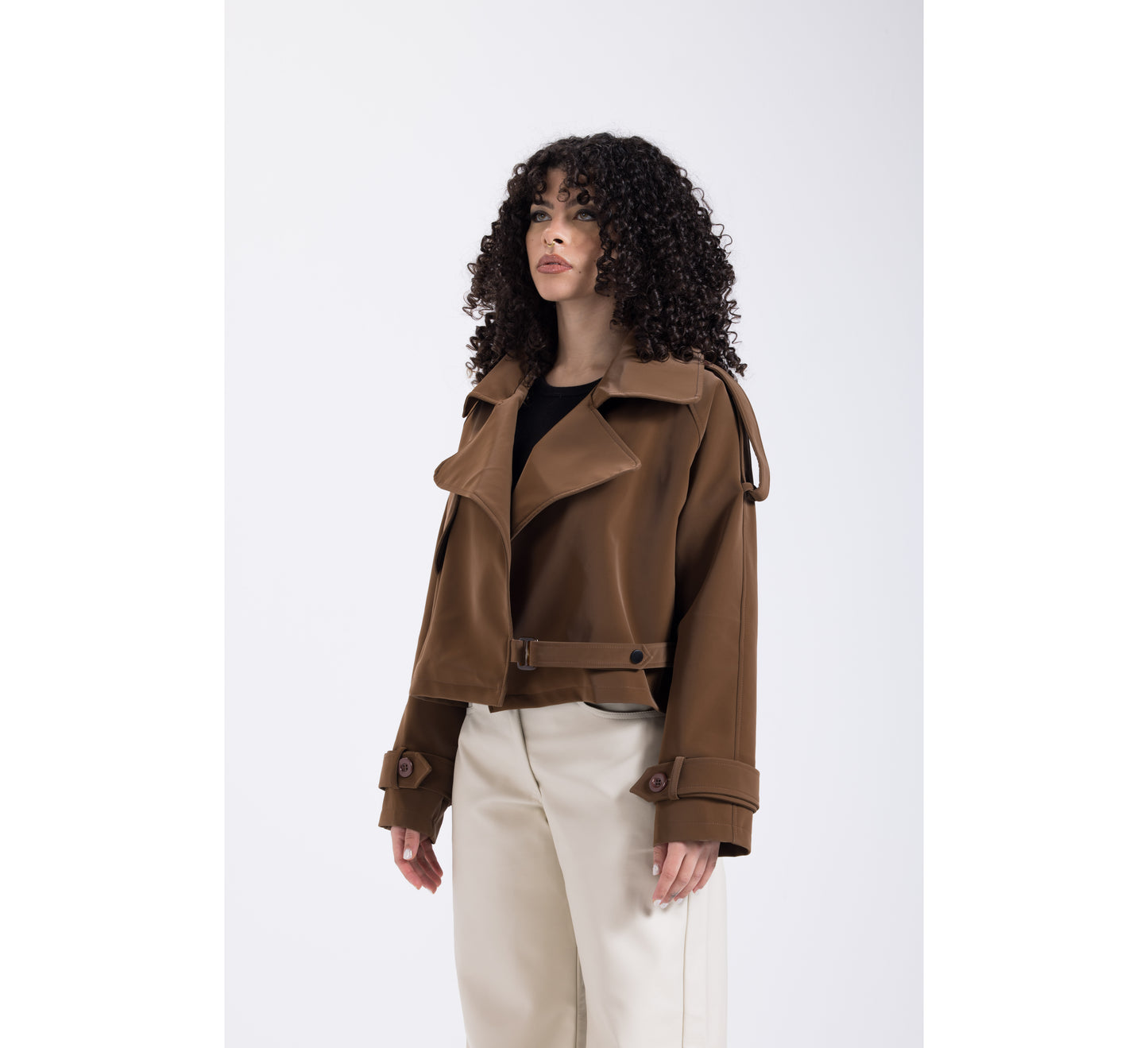 chocolate leather jacket