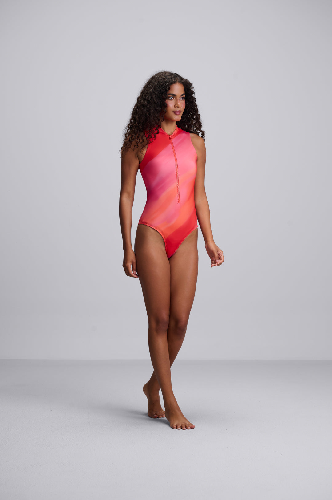 Peach Heat Tankini