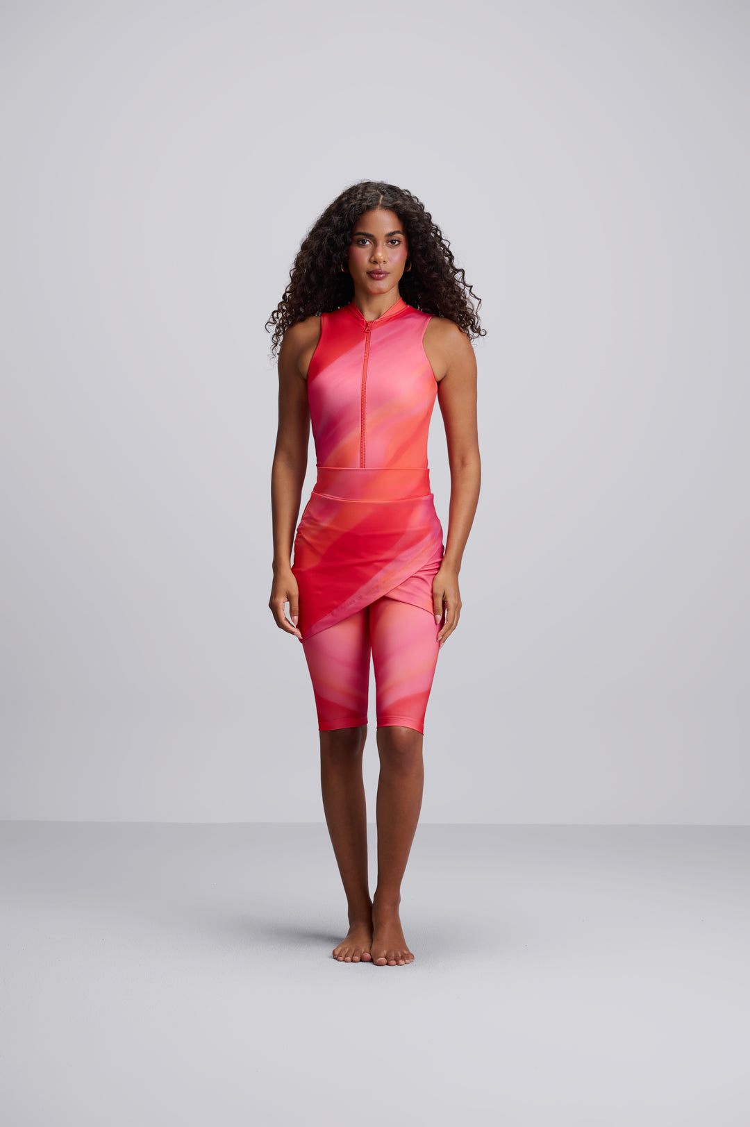 Peach Heat Tankini