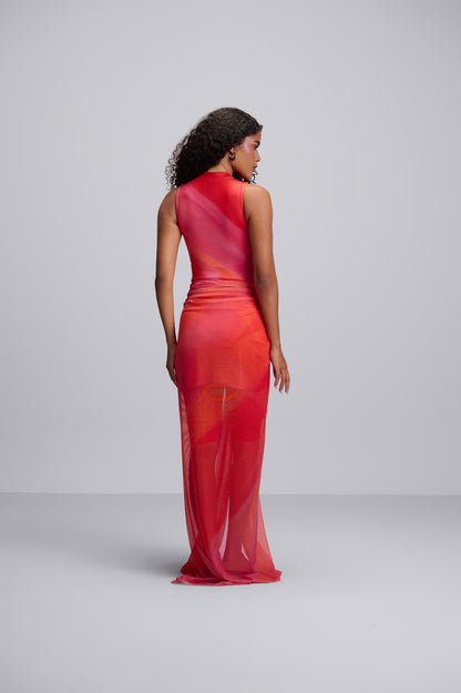 Peach Heat Tankini