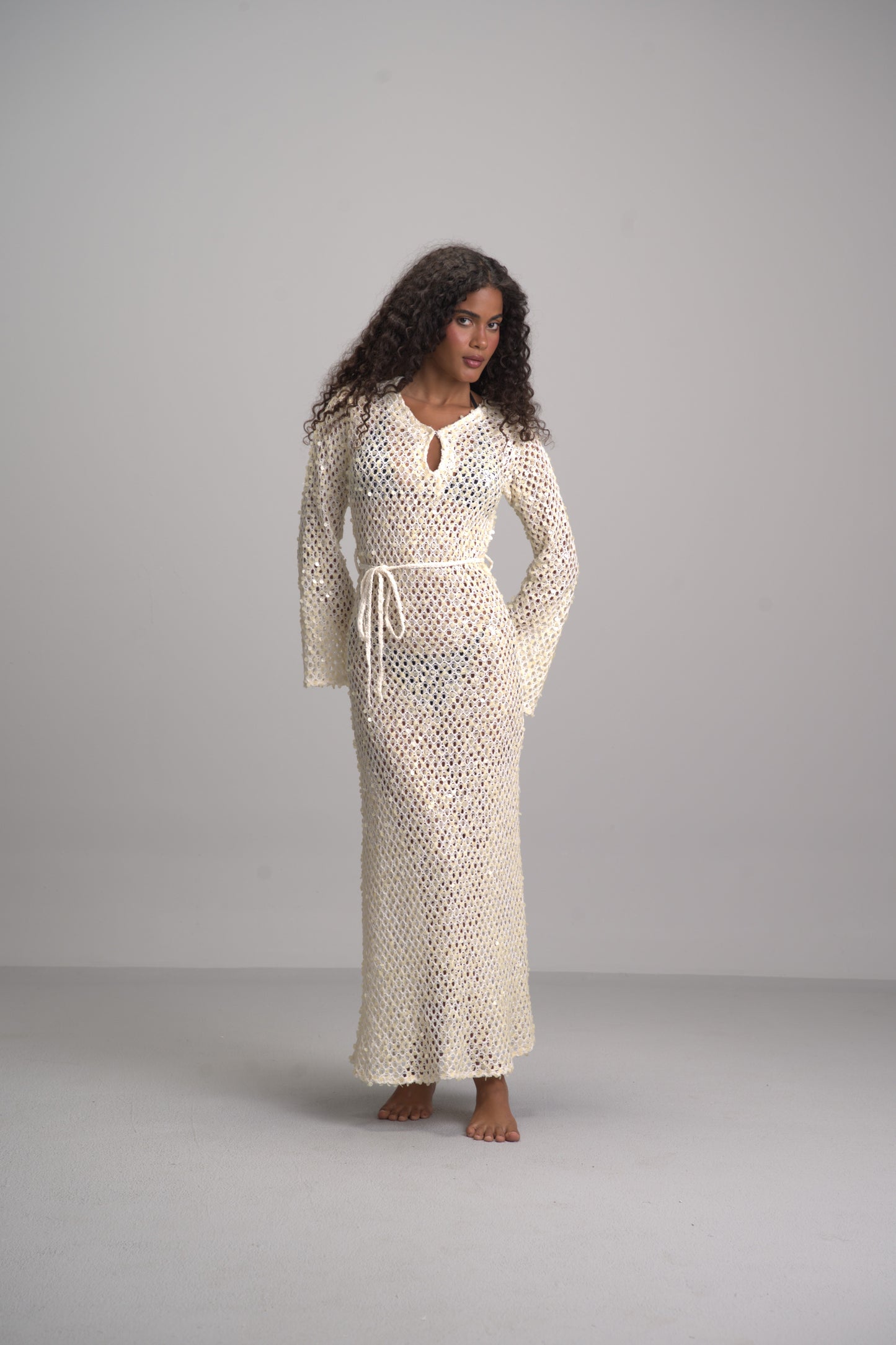 Oyster glow dress