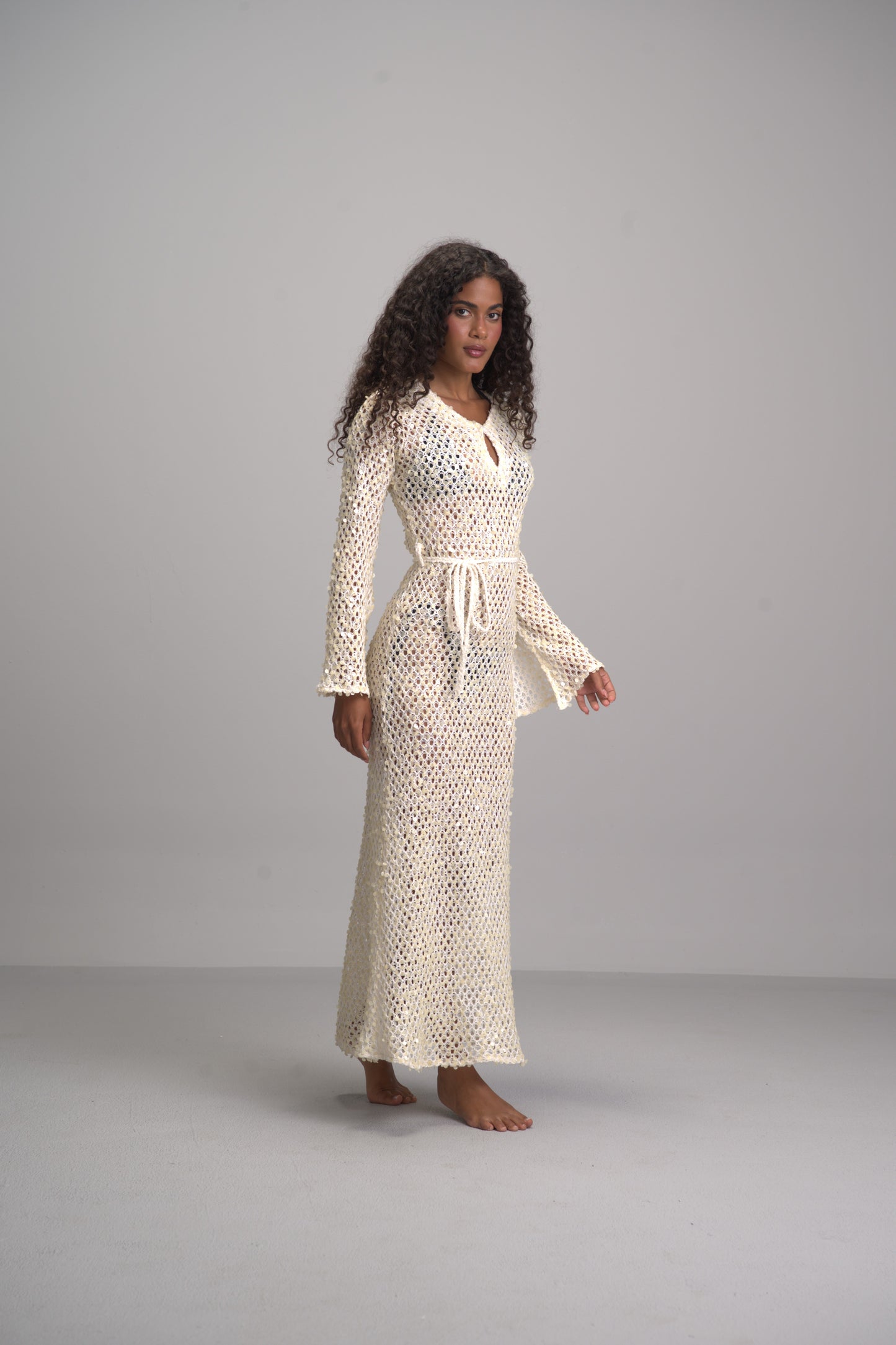 Oyster glow dress