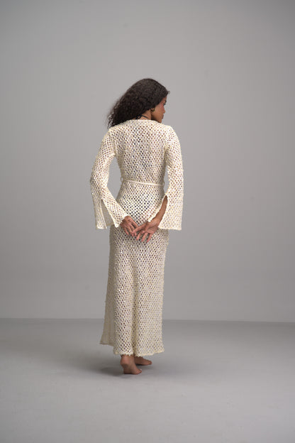 Oyster glow dress