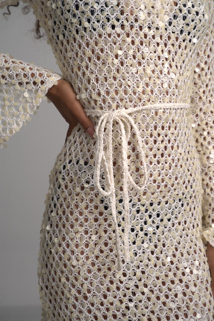 Oyster glow dress