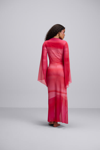 Watermelon Glow Dress