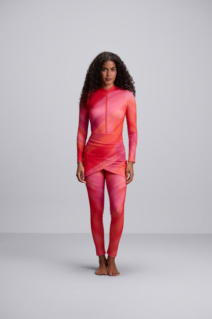 Peach Heat Burkini