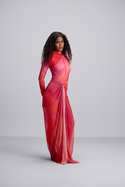 Peach Heat Burkini