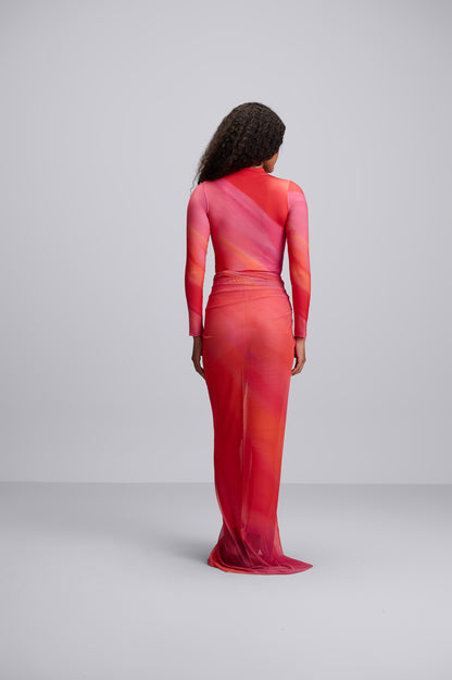 Peach Heat Burkini