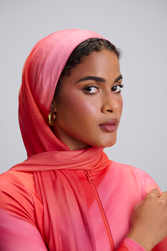 Peach Heat Hijab
