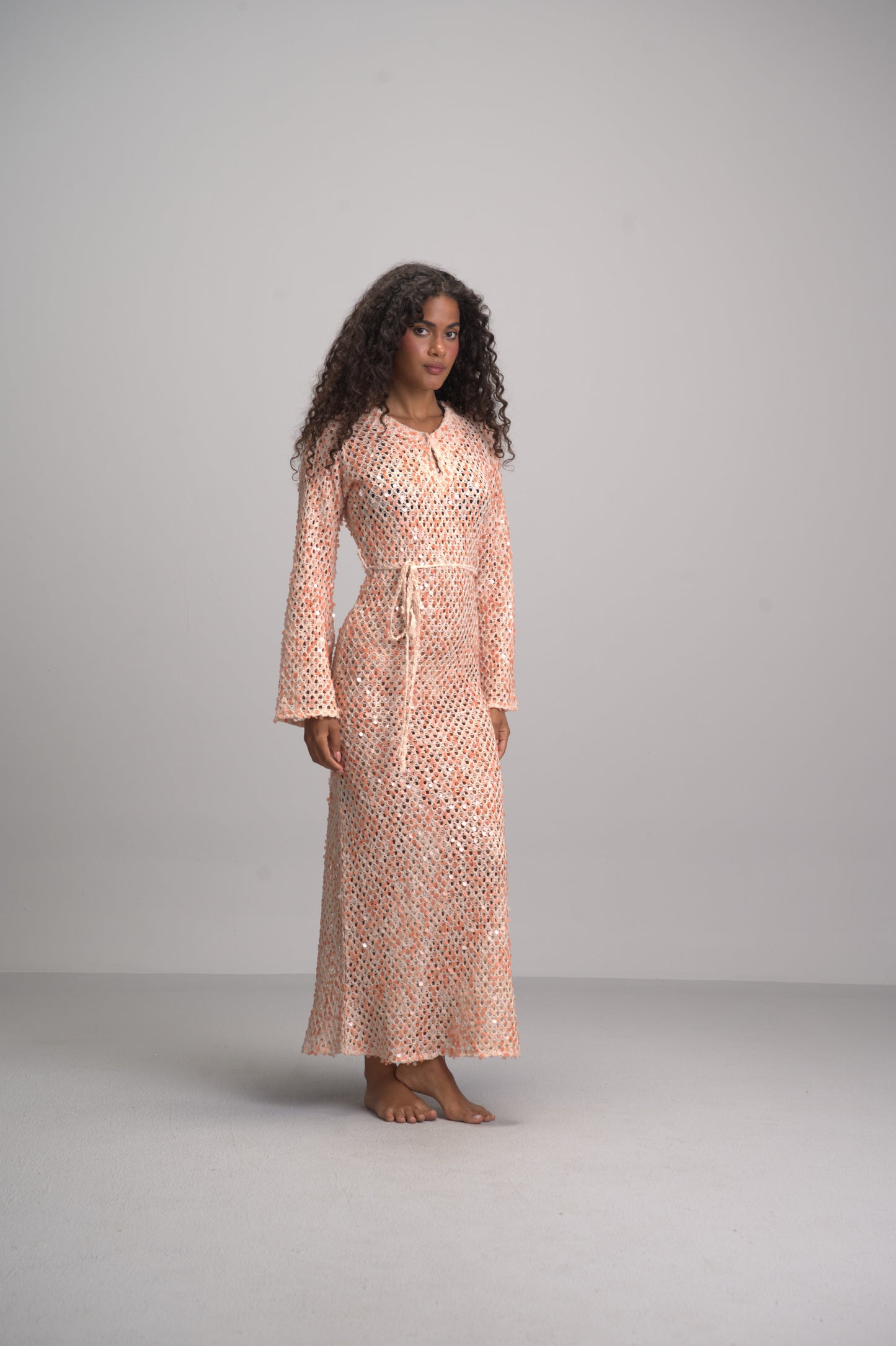 Sandy pearl dress