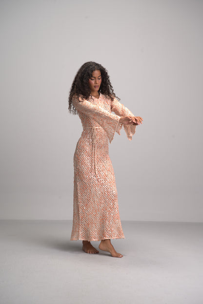 Sandy pearl dress