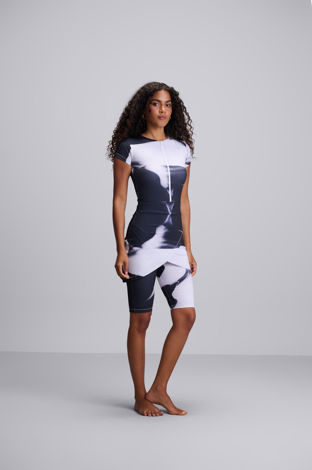 Milky Way Tankini Short Sleeves